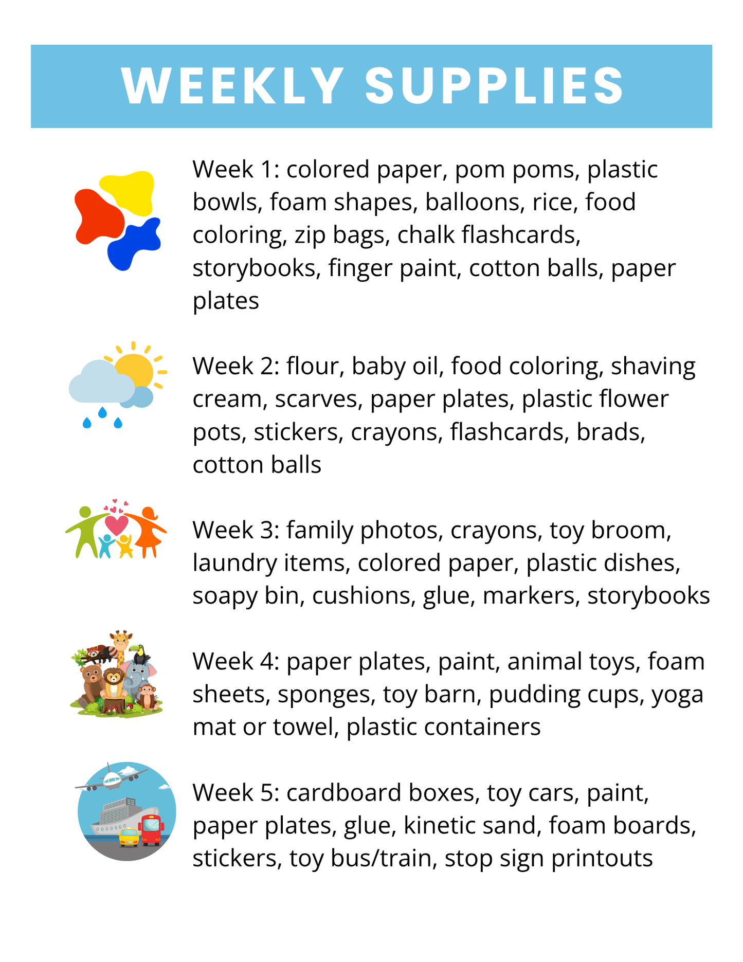 August Toddler Lesson Plan