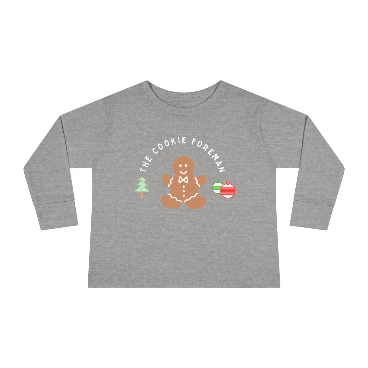 Cookie Foreman Toddler Long Sleeve Tee