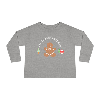 Cookie Foreman Toddler Long Sleeve Tee