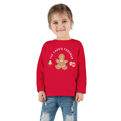 Cookie Foreman Toddler Long Sleeve Tee