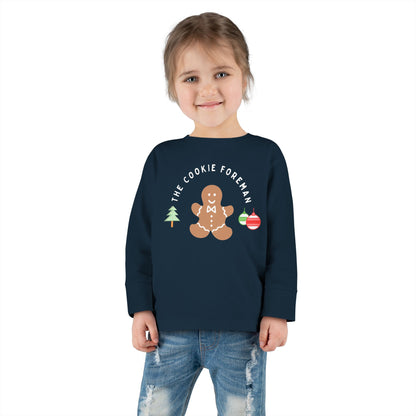 Cookie Foreman Toddler Long Sleeve Tee