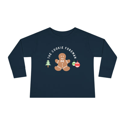 Cookie Foreman Toddler Long Sleeve Tee