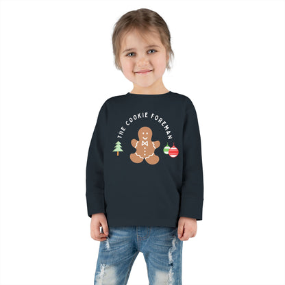 Cookie Foreman Toddler Long Sleeve Tee