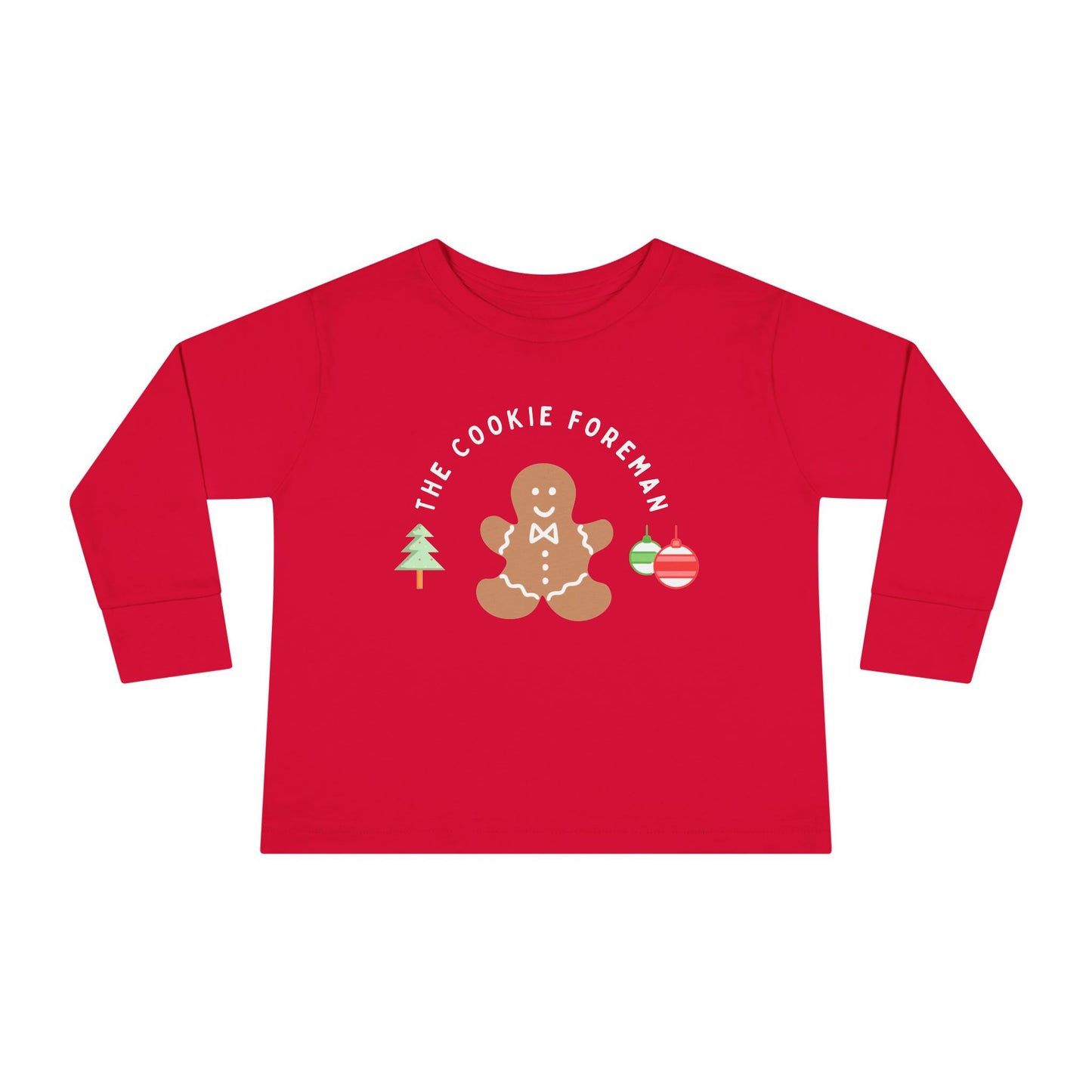 Cookie Foreman Toddler Long Sleeve Tee