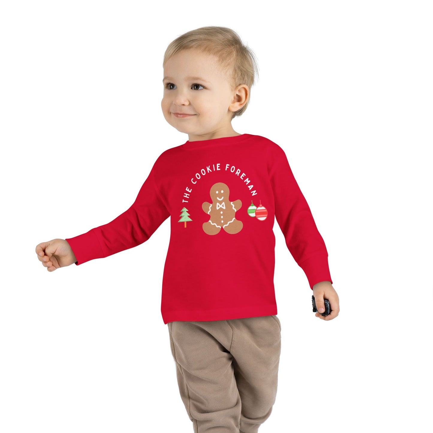 Cookie Foreman Toddler Long Sleeve Tee