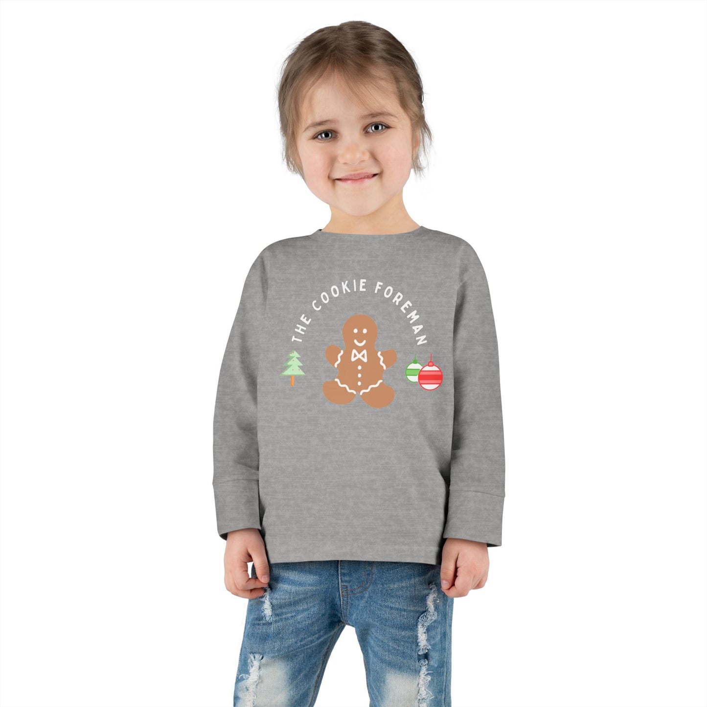 Cookie Foreman Toddler Long Sleeve Tee